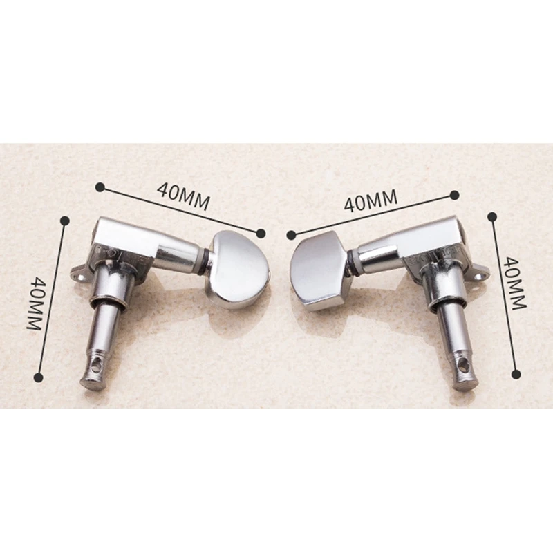 

6PCS Guitar Machine Heads Knobs Guitar String Tuning Pegs Machine Head Tuners for Electric or Acoustic Guitar
