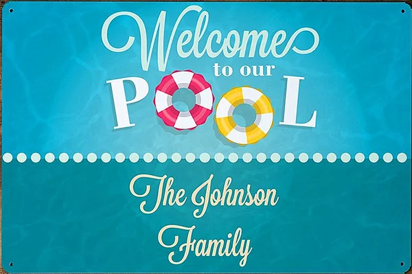 

Винтажный c металлический жестяной знак 8x12 дюймов Ретро домашняя кухня морской бассейн наружный Настенный декор новый