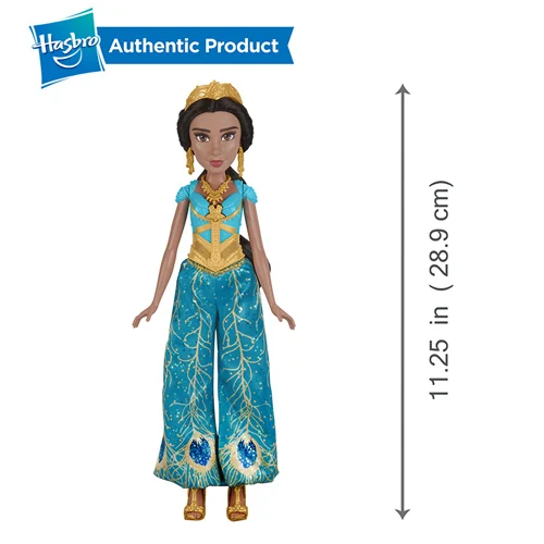 Hasbro Дисней Коллекционная Принцесса Жасмин маленькая кукла бирюзовое платье Аладдин Дисней живое действие игрушка Аладдин живое действие фильм - Цвет: SINGING