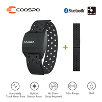bluetooth 4 0 ant coospo sensor hw706 for garmin wahoo bike computer heart rate monitor armband fitness outdoor cycling
