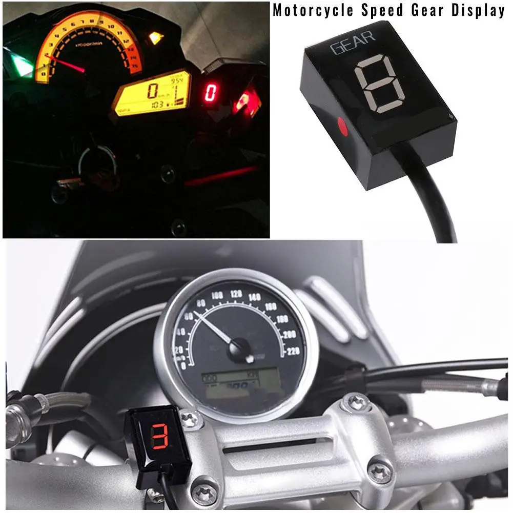 Для Yamaha FZ16 FZ400 FZ6 FZ6R XJ6 XJR400 YS250 R1 R3 R6 MT07 мотоциклетный ЖК 6-Скоростной индикатор