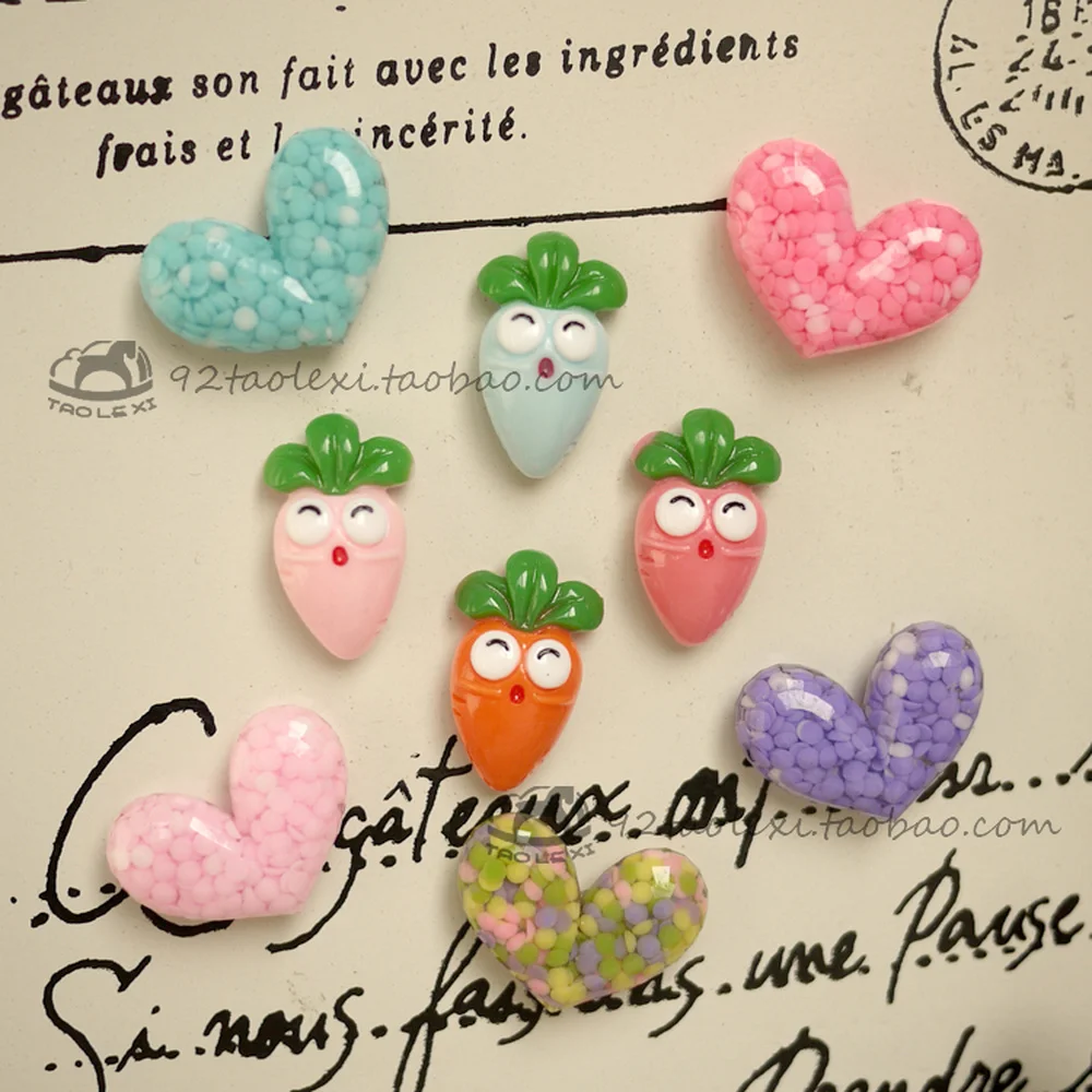 Магниты на холодильник BABELEMI 3D магниты в виде сердца моркови кролика из полимера