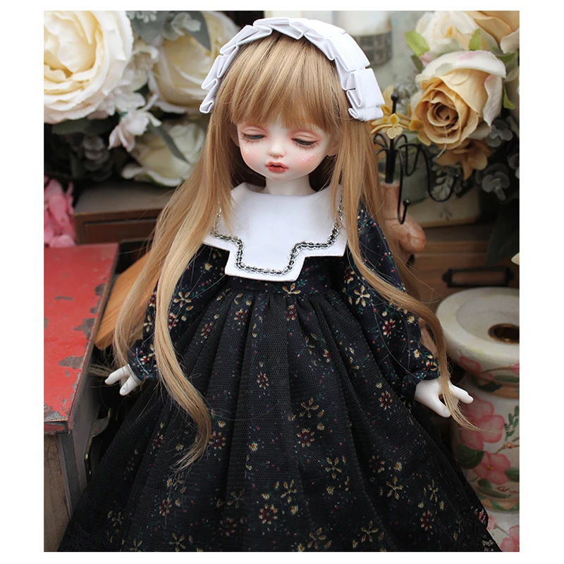 

1/4 BJD doll dress BJD 1/3 clothes doll dress + hair band for 1/3 1/4 1/6 BJD SD Blyth doll dress BJD accessories 1/6