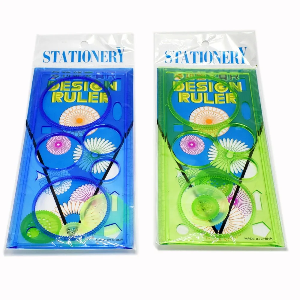 

Multi-function Painting Puzzle Spirograph Geometric Ruler Drafting Tools For Students Drawing Toys Children Learning Art Tool