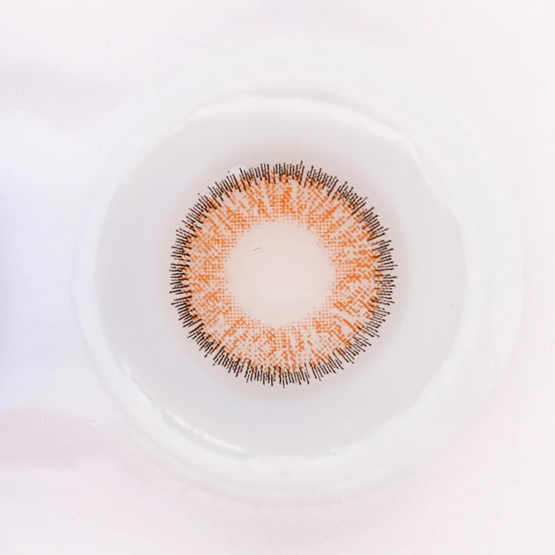 

1 Pair Cosmetic contact lenses small pupil contact lens Cosmetic Colored Contact Lenses for eyes Maple brown