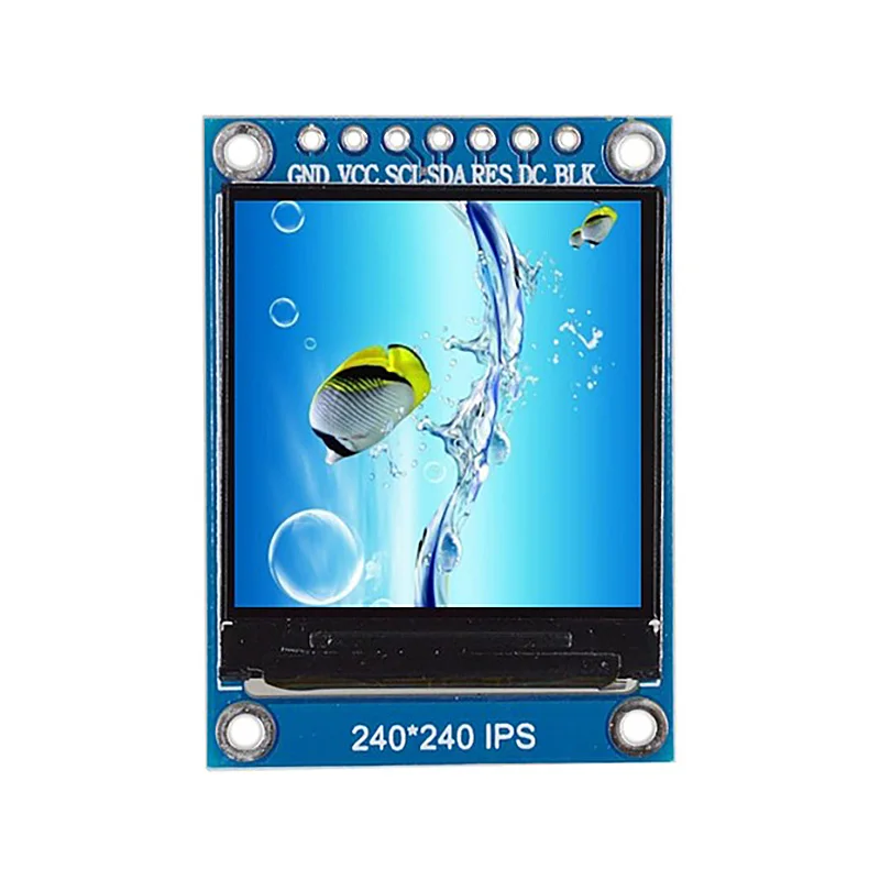 1 3 дюймов Ips Hd Tft St7789 Водительская подушка безопасности 240x240 Spi Связь V Напряжение