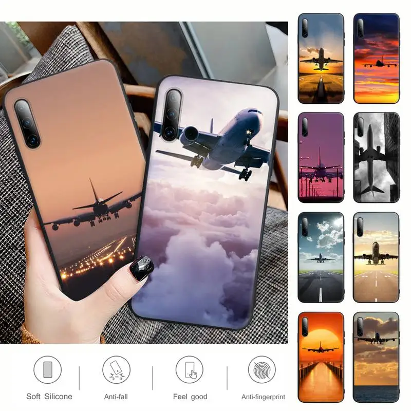

Aircraft Airplane Fly Travel Cloud Sky Phone Case For Samsung A51 A52 A71 A50 A21 A20 A20E A31 A30 A40 A70 A01 A10 A11 A30S