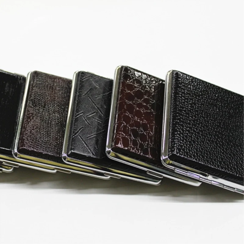 Металлическая резиновая Зажигалка для хранения сигарет в алюминиевом