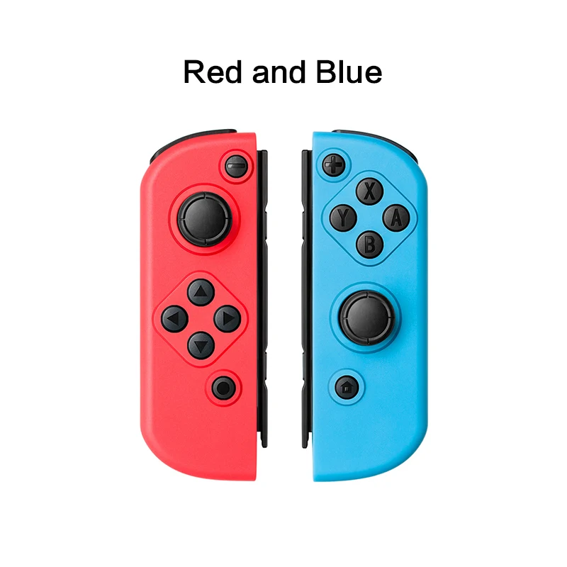 Red and Blue Контроллер Bluetooth для переключателя NAND беспроводной геймпад Joy con для переключателя беспроводной джойстик левый и правый джойстик для консоли NS - Цвет: Red and Blue