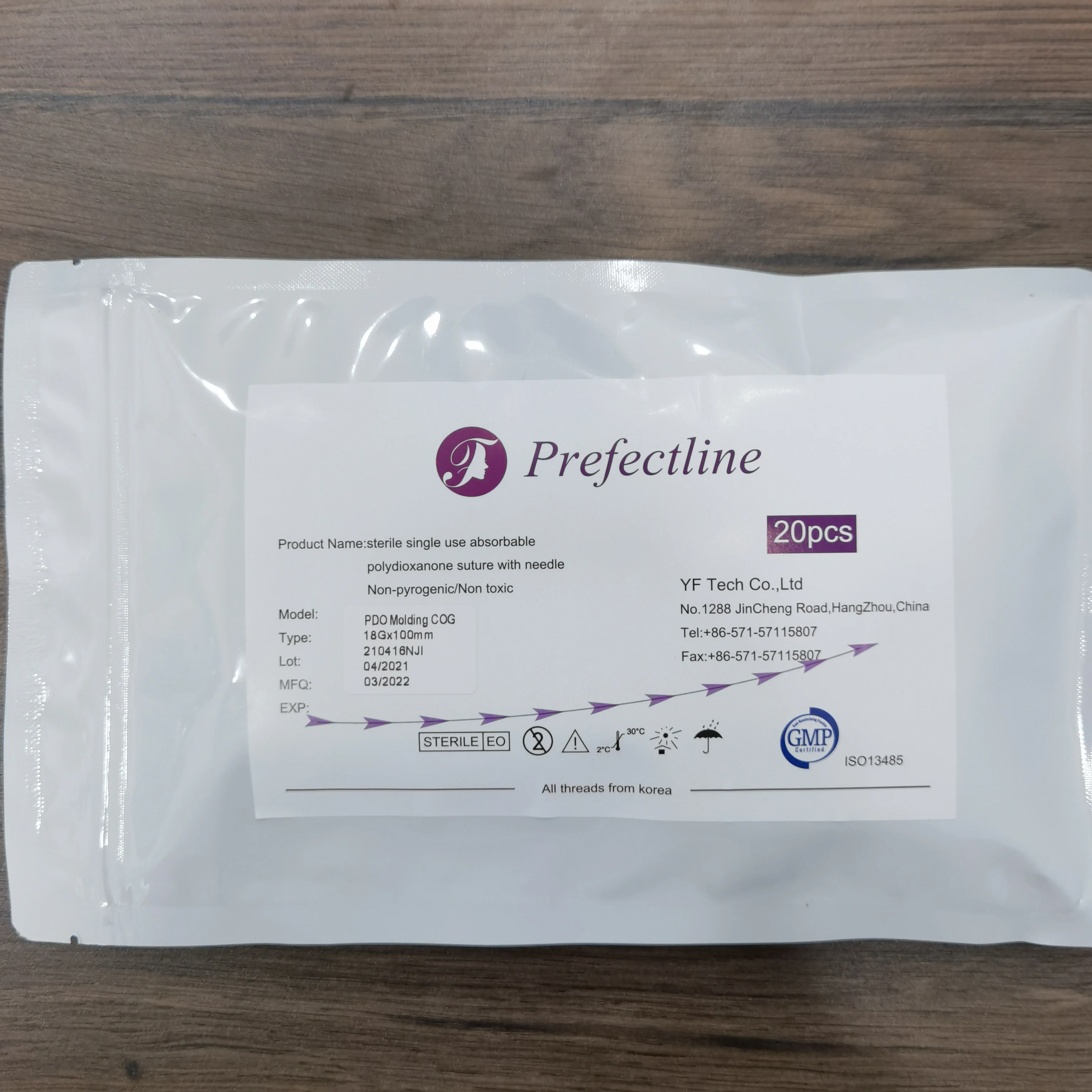 

PDO thread Lift MoldingCog18G * 100 (20 шт.) Perfectline Face Whole Body