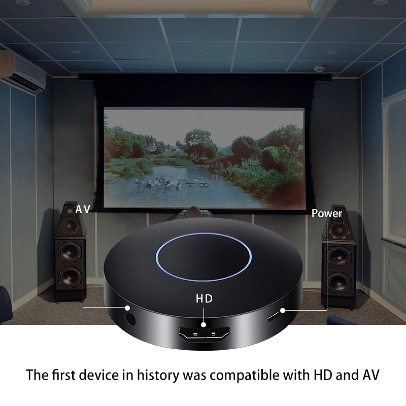 5 в 1 а AV + HDMI Беспроводной Wi-Fi экран зеркального отображения HD 1080P видео дисплей Dongle