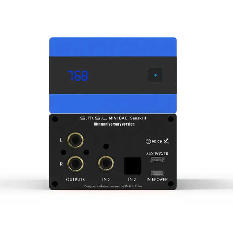 SMSL Sanskrit 10th MKII AK4493 32Bit 768kHz DSD256 XMOS USB Hi-Fi цифровой декодер | Электроника