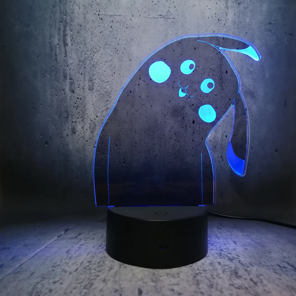 Милый стиль Пикачу 3D LED USB лампа Kawaii Покемон игра мяч детские подарки стол ночник
