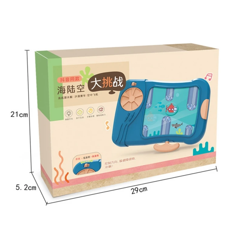 

Sea Land And Air Challenges Interactive Table Games Big Adventure Children's Educational Toys Small Game Console