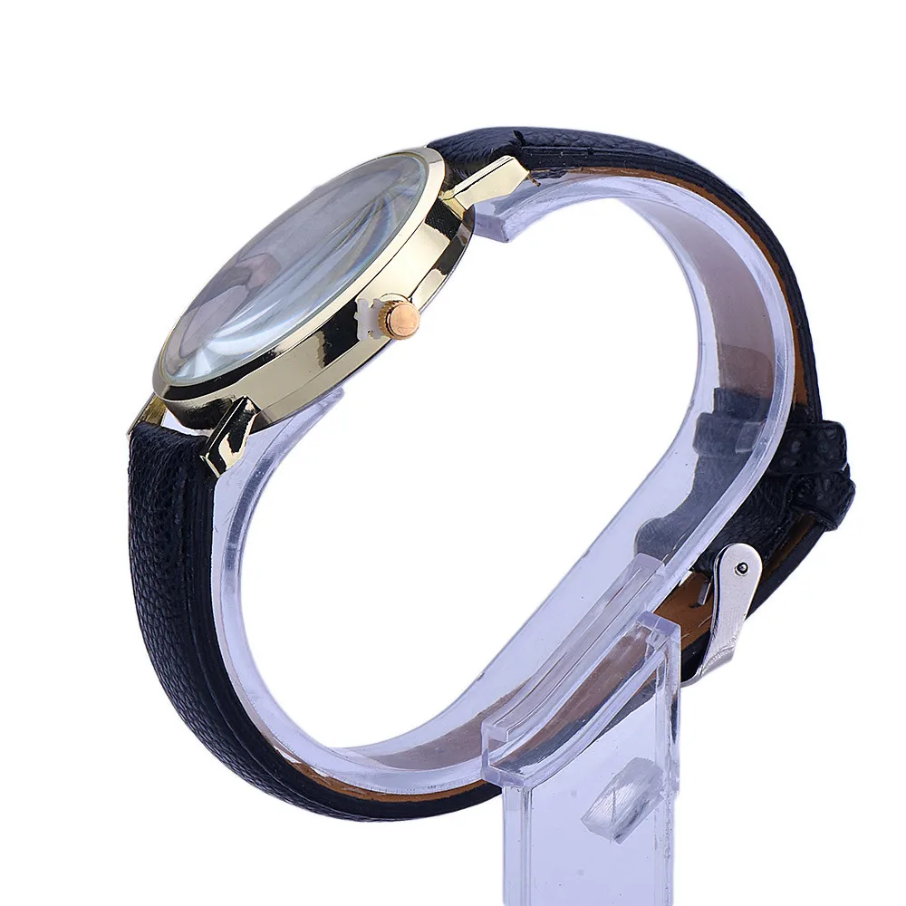 

2020 New montre femme relojes para mujer Women Lady Leather Analog Quartz Wrist Watch dameshorloge