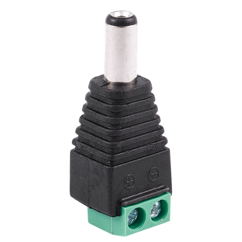 

2.1 x 5.5mm DC Power Male Plug Jack Adapter Connector for CCTV Camera
