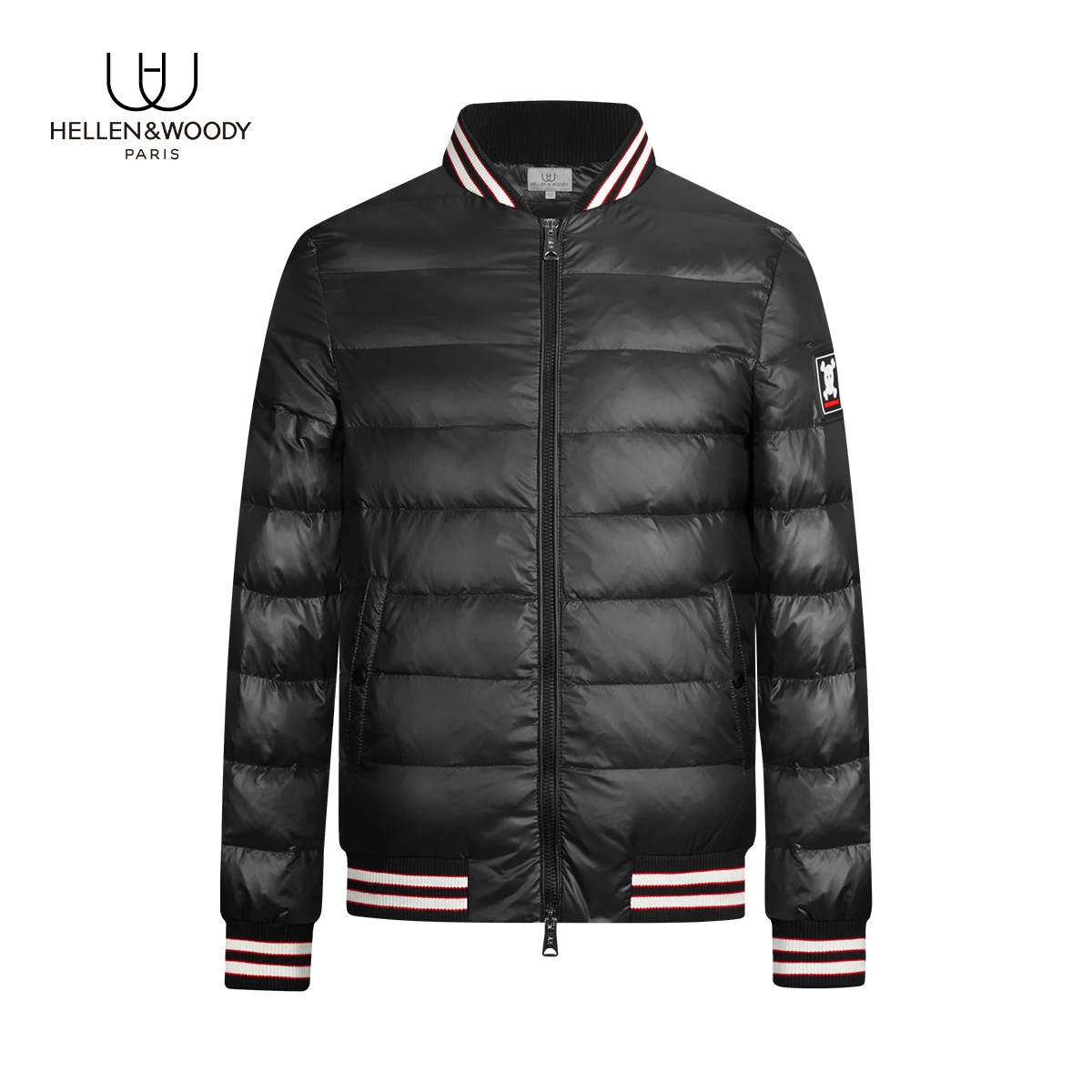 HELLEN&WOODY Men's Winter White Duck Down Jacket 2020 Luxury Designer Casual Coats Slim Fit Lightweight Clothes