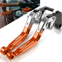 motorcycle adjustable handlebars lever folding handbrake extendable brake clutch levers for 950adventure 2003 2004 2005 2006