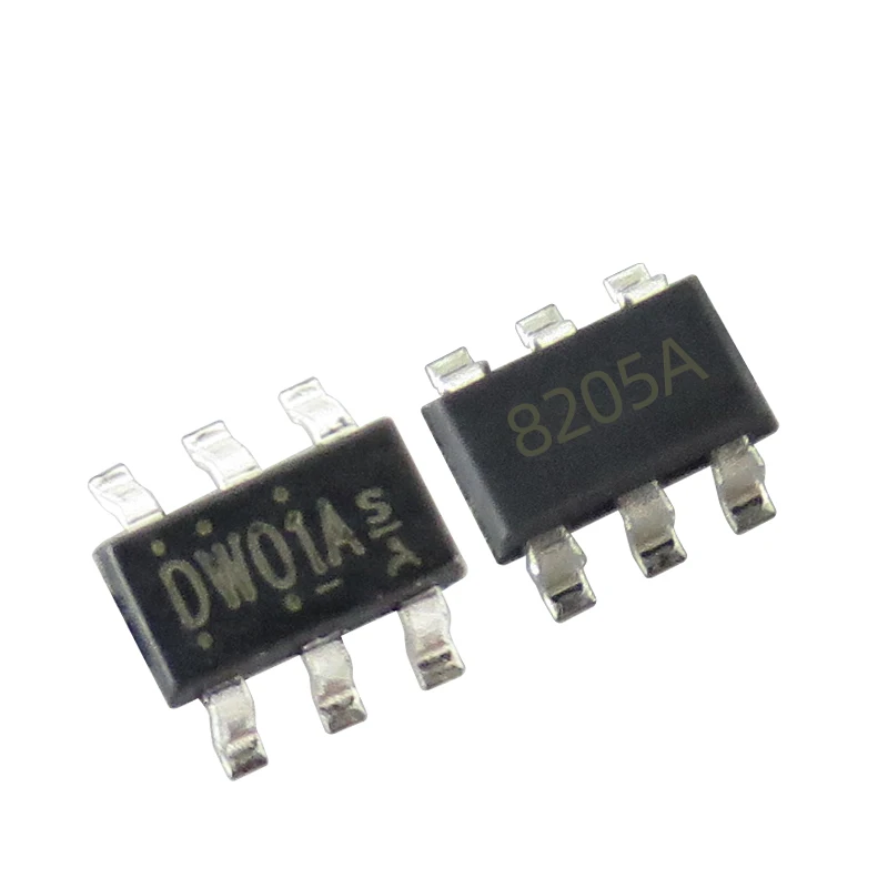 20 шт./лот DW01 DW01A FS8205S FS8205A защита литиевой батареи IC SMD чип SOT23-6 Бесплатная доставка |