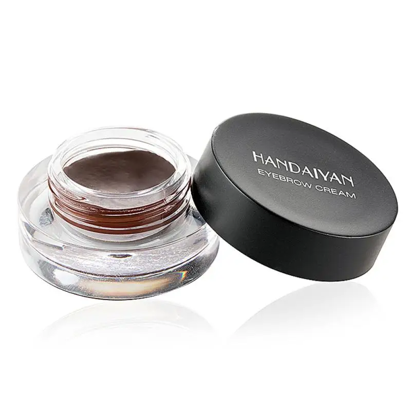 12 Color Super Waterproof Eyebrow Cream Professional Black Gel Brow Tint Long Lasting With Makeup Brush cosmetics | Красота и