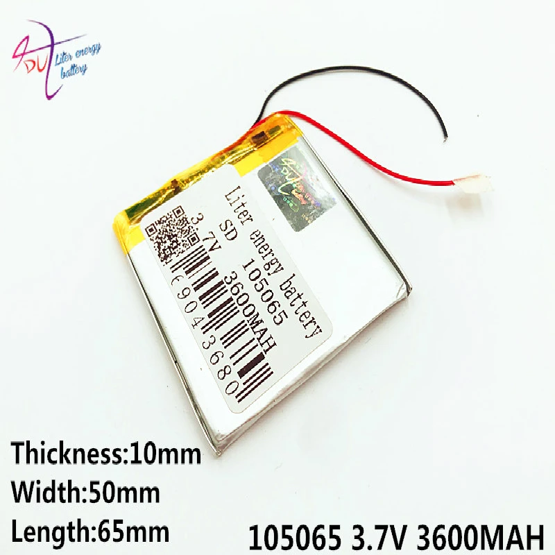 Лучший бренд батареи Бесплатная доставка Большая емкость 3 7 V перезаряжаемые Gps