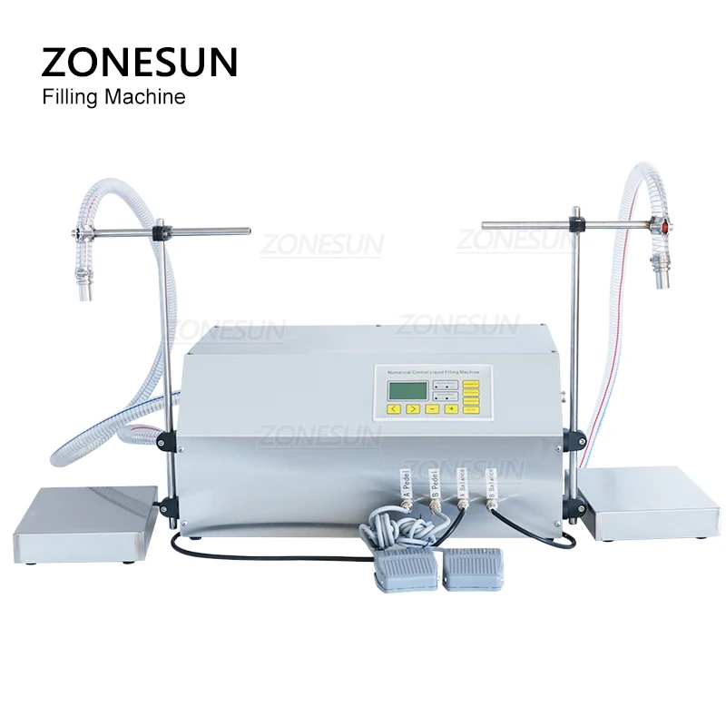 

ZONESUN ZS-GP262W Filling and Weighing Machine Gear Pump Engine Cooking Oil Sunflower Oil Bottle Filler