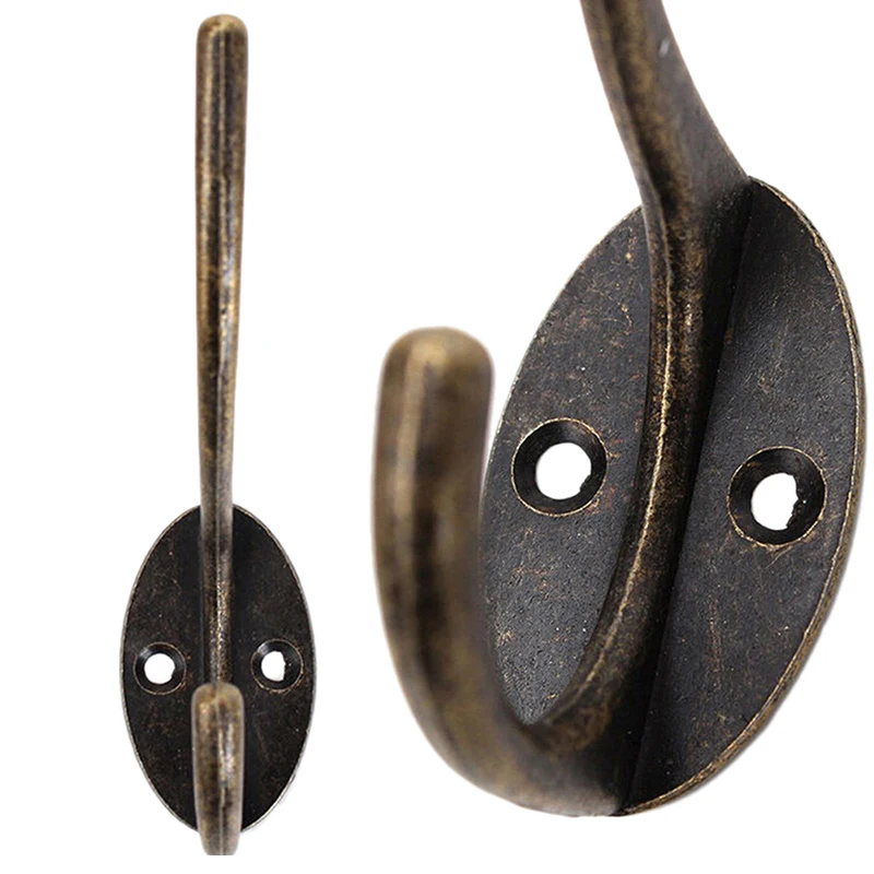 1 шт. Античный Железный домашний вешалка для ванной комнаты шляпы пальто одежды