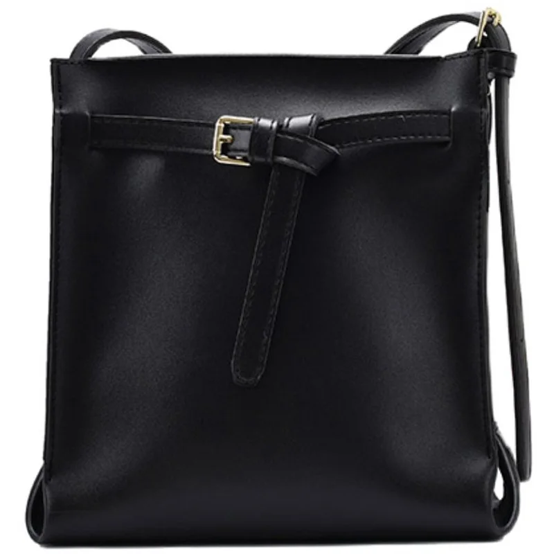 

Small PU Leather Bucket Bags For Women 2021 Winter Solid Color Shoulder Handbags Female Travel Lady Fashion Branded