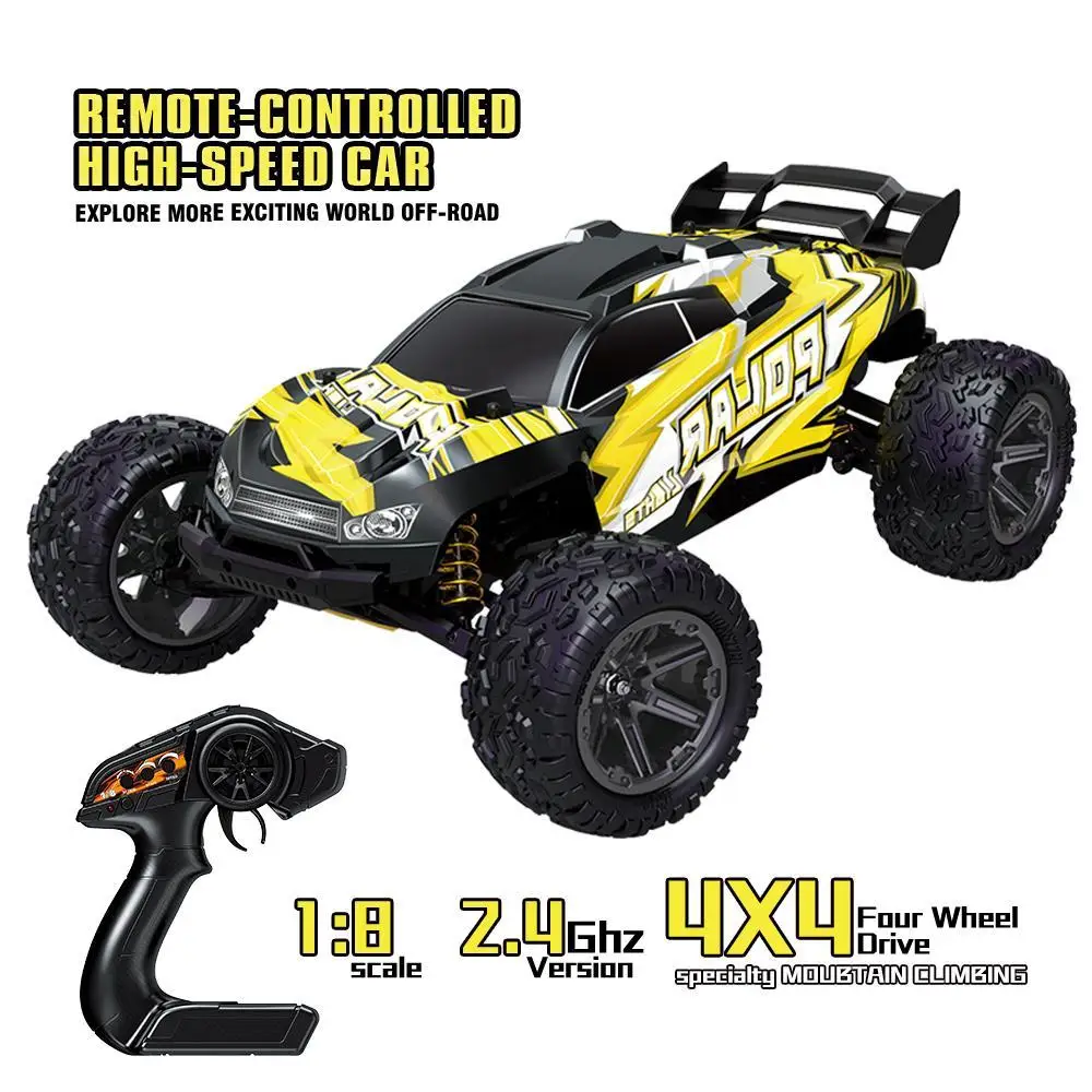 

Hs10422 1/8 Rc Car 2.4g 7.4v 1500mah Full Proportional Control Big Foot High Speed 45km/h Models