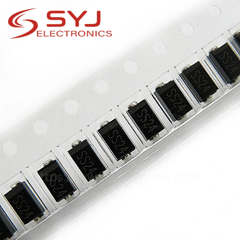 100 шт. SMA с выпрямительным диодом 1N5819 SS14 1N5822 SS34 SR160 SS16 1N5817 SS12 SR1100 SS110 SR360 SS36 SR240 SS24 SR2100