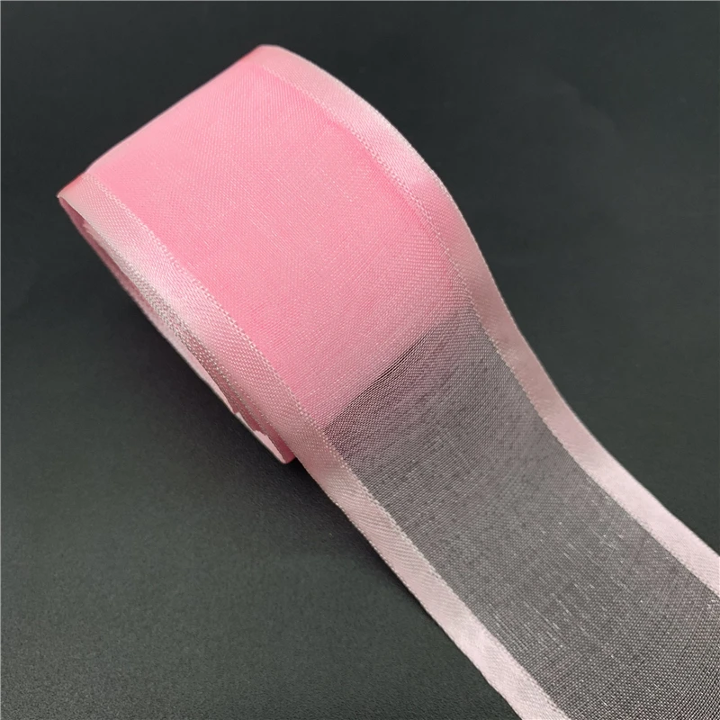 

20mm 25mm 38mm 5yards Satin Edge Ribbon Organza Ribbon For Bow Wedding Christmas Decoration Handmade DIY Wrapping Crafts