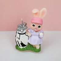 rabbit forms for molds 3d bunny animal soap fondant cake candle mould silicone aroma gypsum plaster diy handmade crafts tool