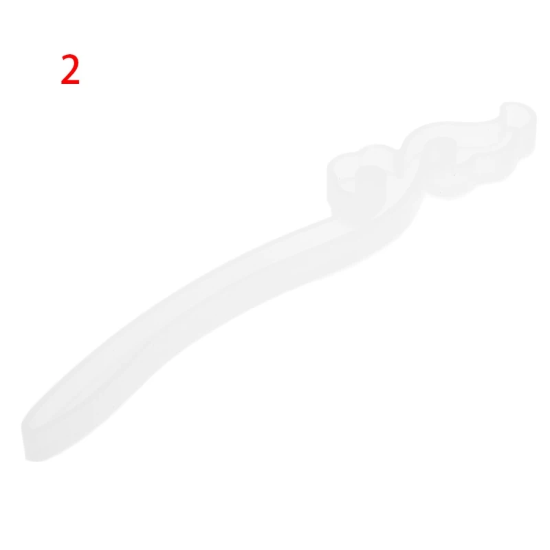 

DIY Silicone Hairpin Mold Making Hair Stick Mould Jewelry Pendant Resin Craft Drop shipping