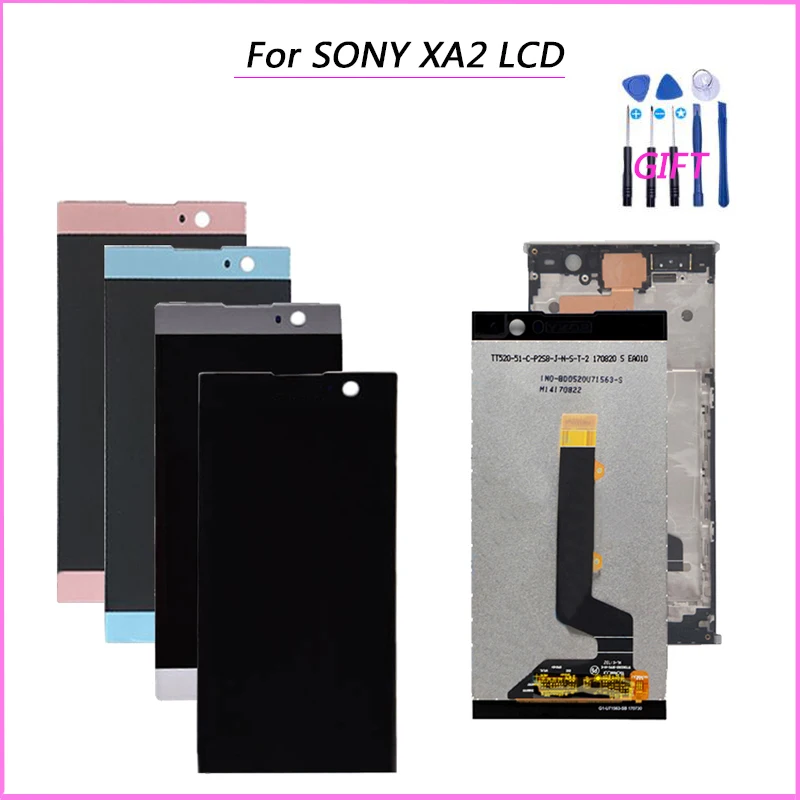 100% Tested For Sony Xperia XA2 LCD H4133 H4131 H4132 Display Touch Screen Digitizer Assembly Replacement SONY | Мобильные телефоны