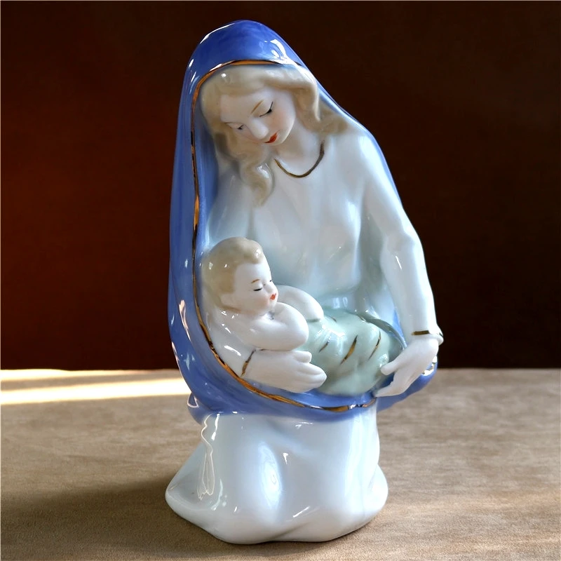 Фарфор искусственная керамика скульптура Иисуса религия фигурка орнамент декор