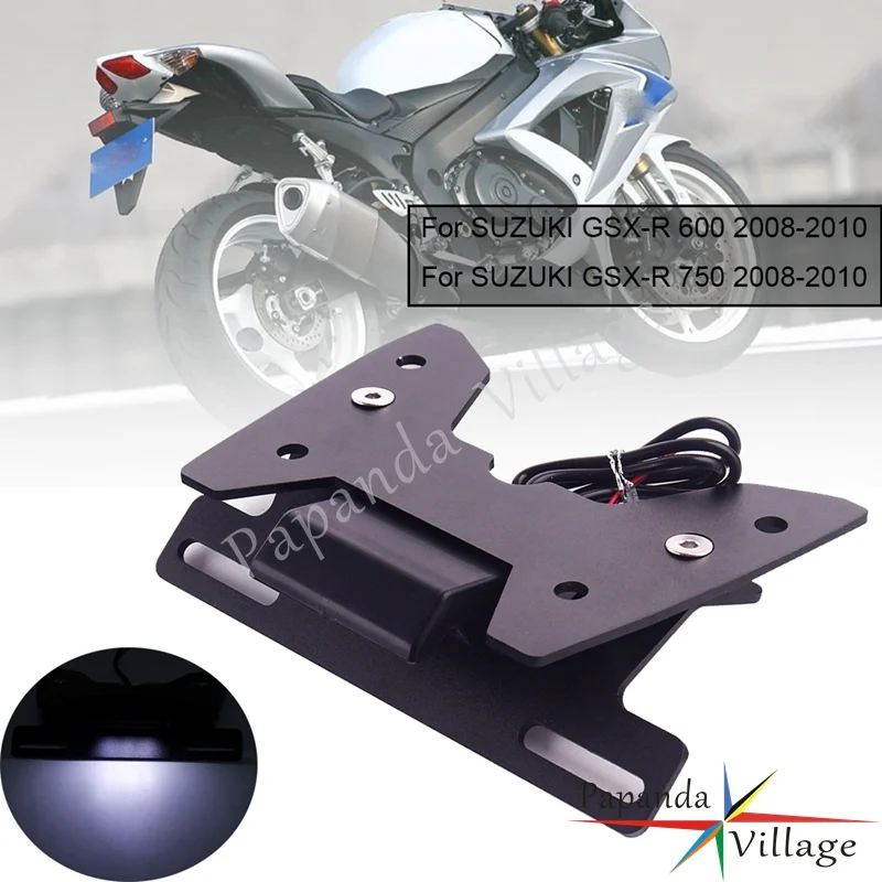 

Кронштейн для номерного знака мотоцикла, для Suzuki GSX-R 600 750 GSXR600 GSXR750 светодиодный