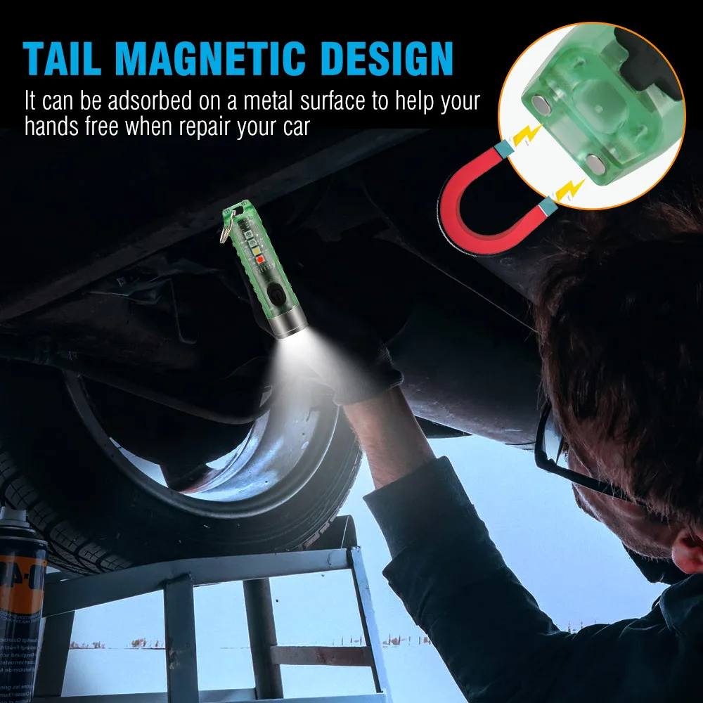 Светодиодный фонарик BORUiT SST20 с белым УФ крассветильник светом для идентификации