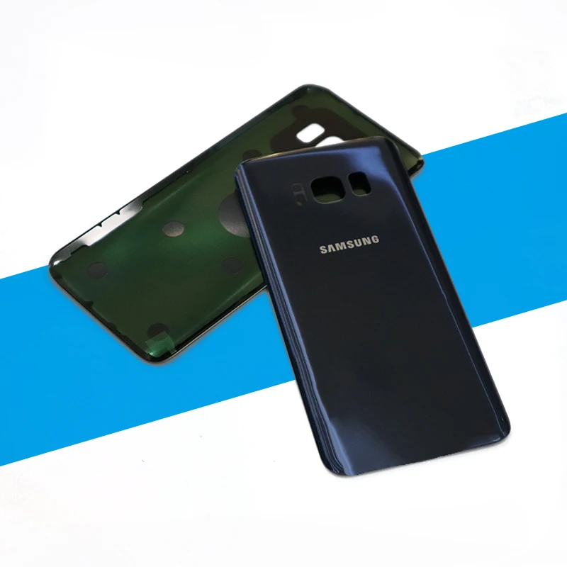 Задняя крышка galaxy s8 Samsung Galaxy S8 чехол для задней панели 3D стеклянный чехол для батареи для samsung S8 замена корпуса+ клейкая наклейка