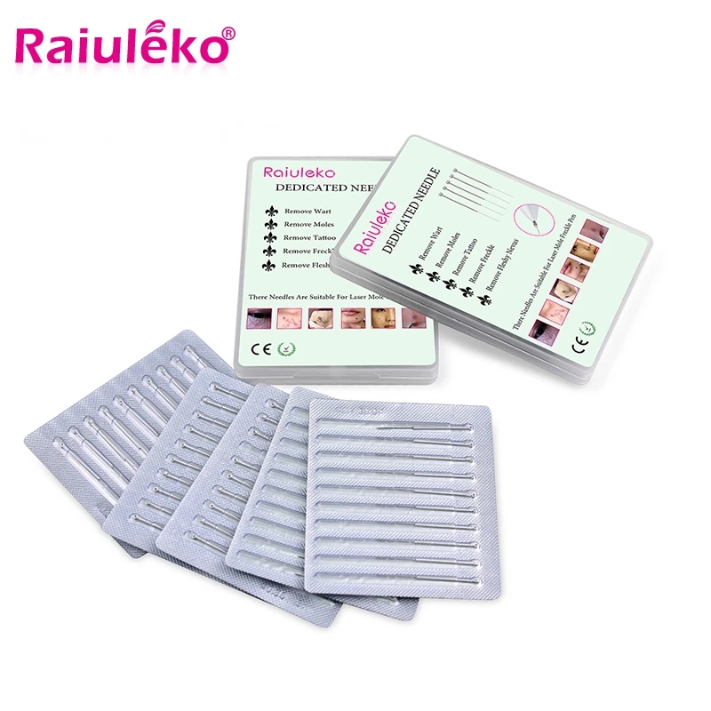 

40Pcs=4bag Micro Removal Pen Point Mole Needle Sweep Spot Wash Eyebrow Tattoo Laser Plasma Point Tattoo Machine FineNeedles