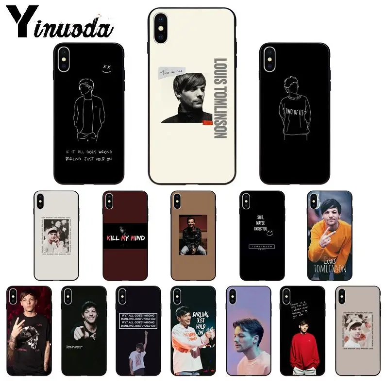 Yinuoda однонаправленный чехол Louis Tomlinson из ТПУ мягкий силиконовый для телефона iPhone 8
