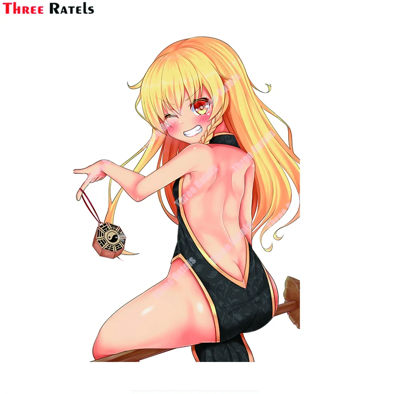 Наклейки Three Ratels A747 Kirisame Marisa Touhou для Peugeot 207 забавные персонализированные наклейки