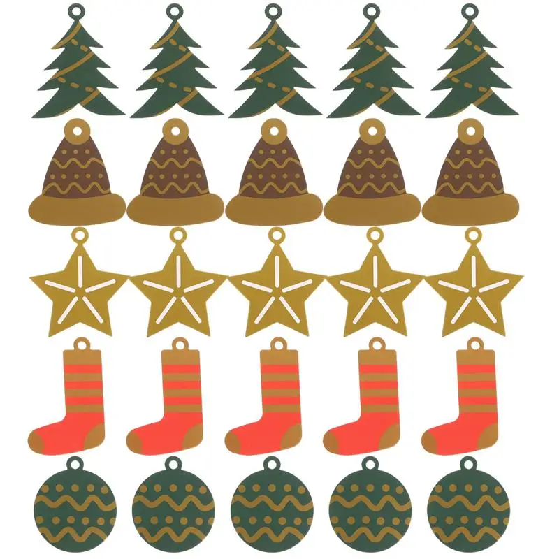 

50Pcs Xmas Style Greeting Cards Festival Party Greeting Cards (Assorted Color)