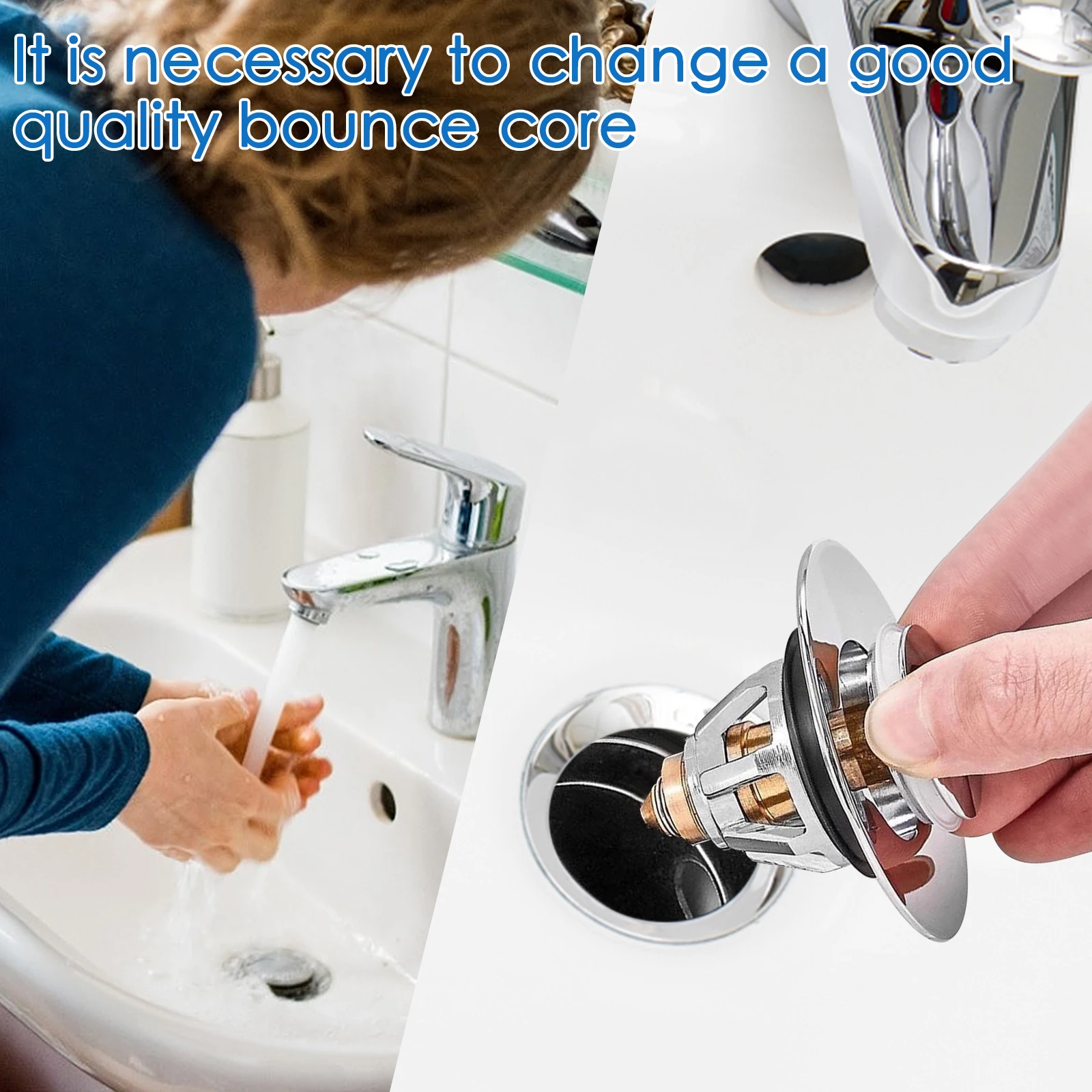 Bath Plug Pop Up Drain Filter Brush  Bathroom Basin Sink Strainer Plug Stopper Kitchen Sink Protector Hair Catcher Colander