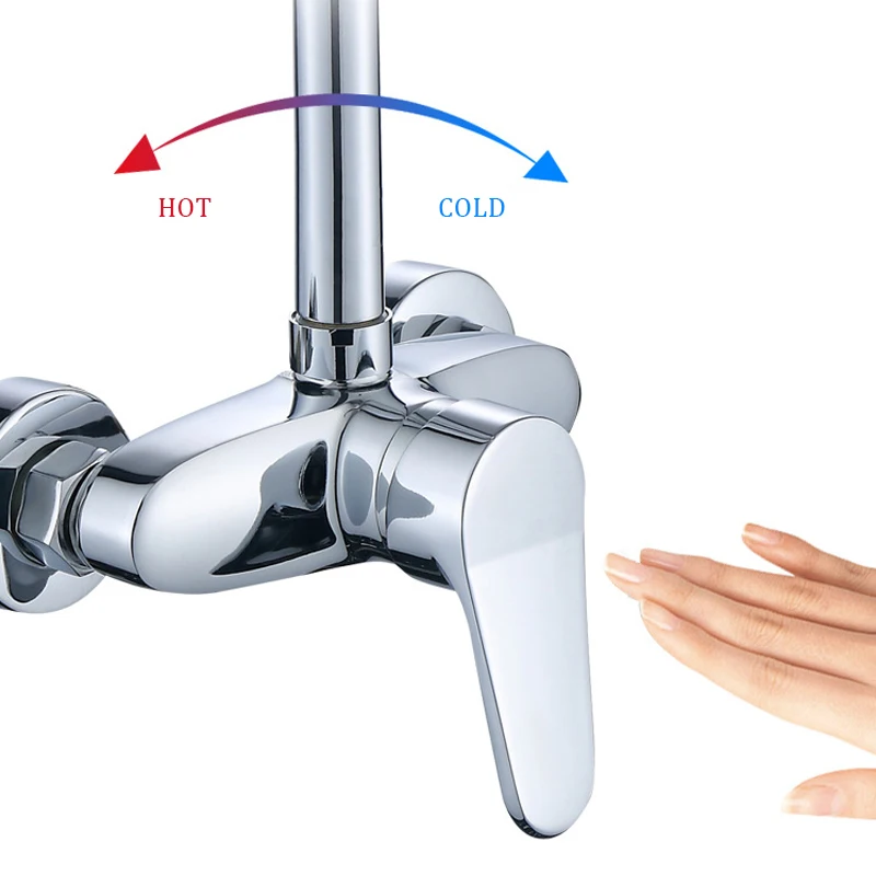 Настенный смеситель для кухни с вращением на 360 градусов холодной и горячей воды