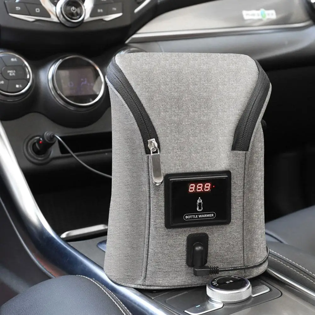 Автомобильный Подогреватель детских бутылочек с USB портативный подогреватель