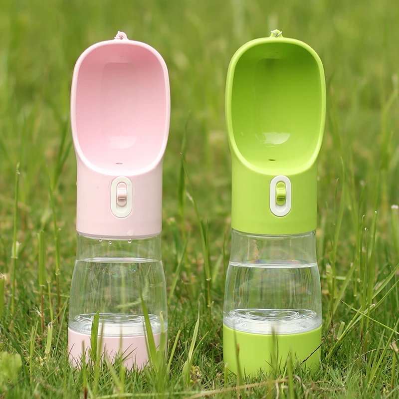 Botella de agua port&aacute;til para perros, multifunci&oacute;n, fuente de agua con taz&oacute;n y contenedor de alimentos para perros y gatos, productos para mascotas-4