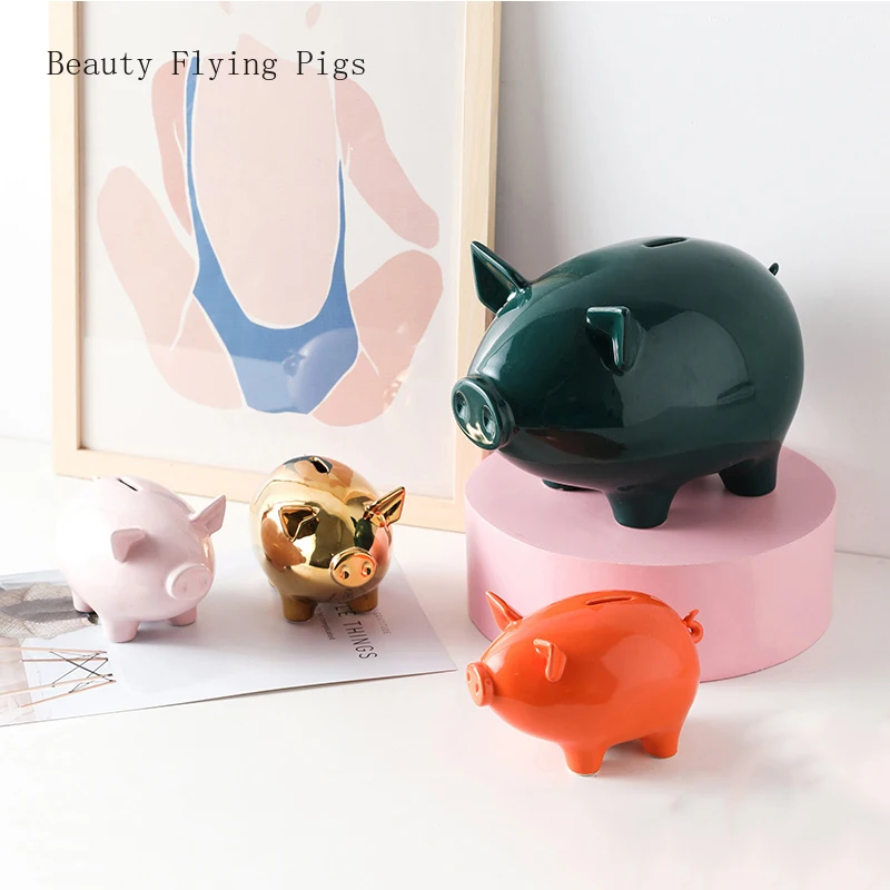 Прямая продажа Новые Креативные керамические свинья-копилка милые детские