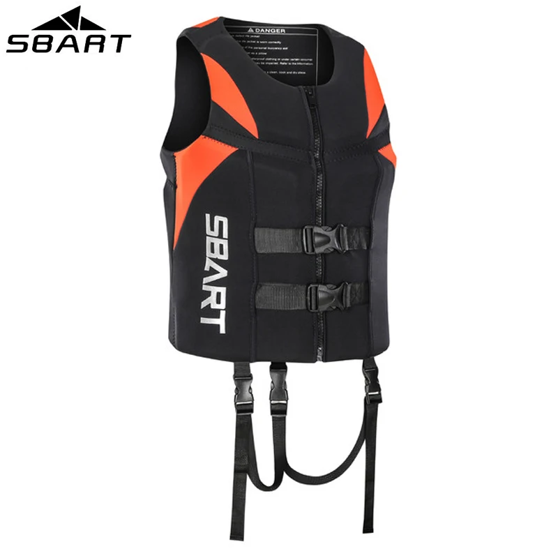 2021 Outdoor rafting Neoprene Life Jacket life jacket vest for adult swimming snorkeling wear fishing Kayaking boating suit | Спорт и