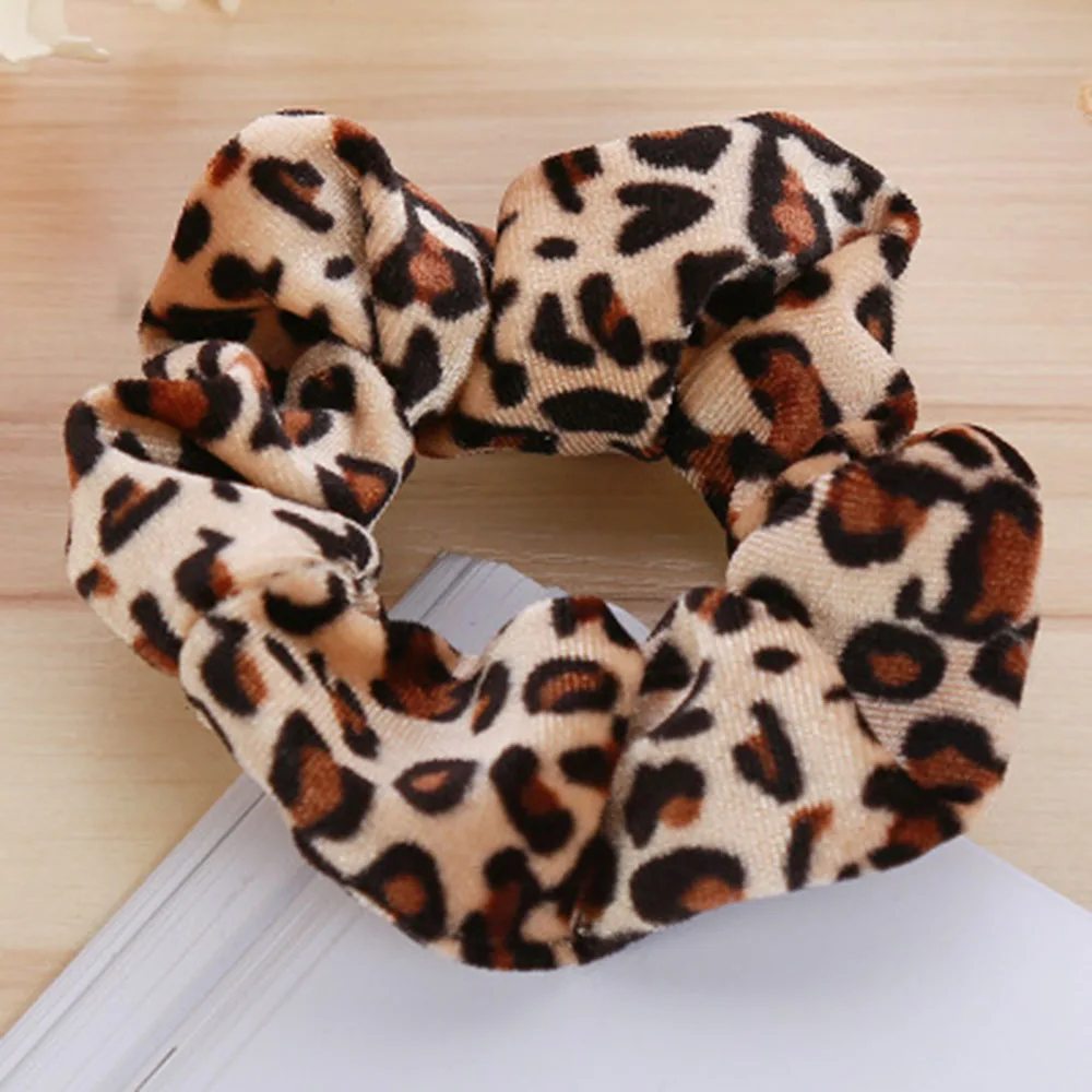 Резинка для волос с принтом в виде большого кишечника эластичная шифоновая лента