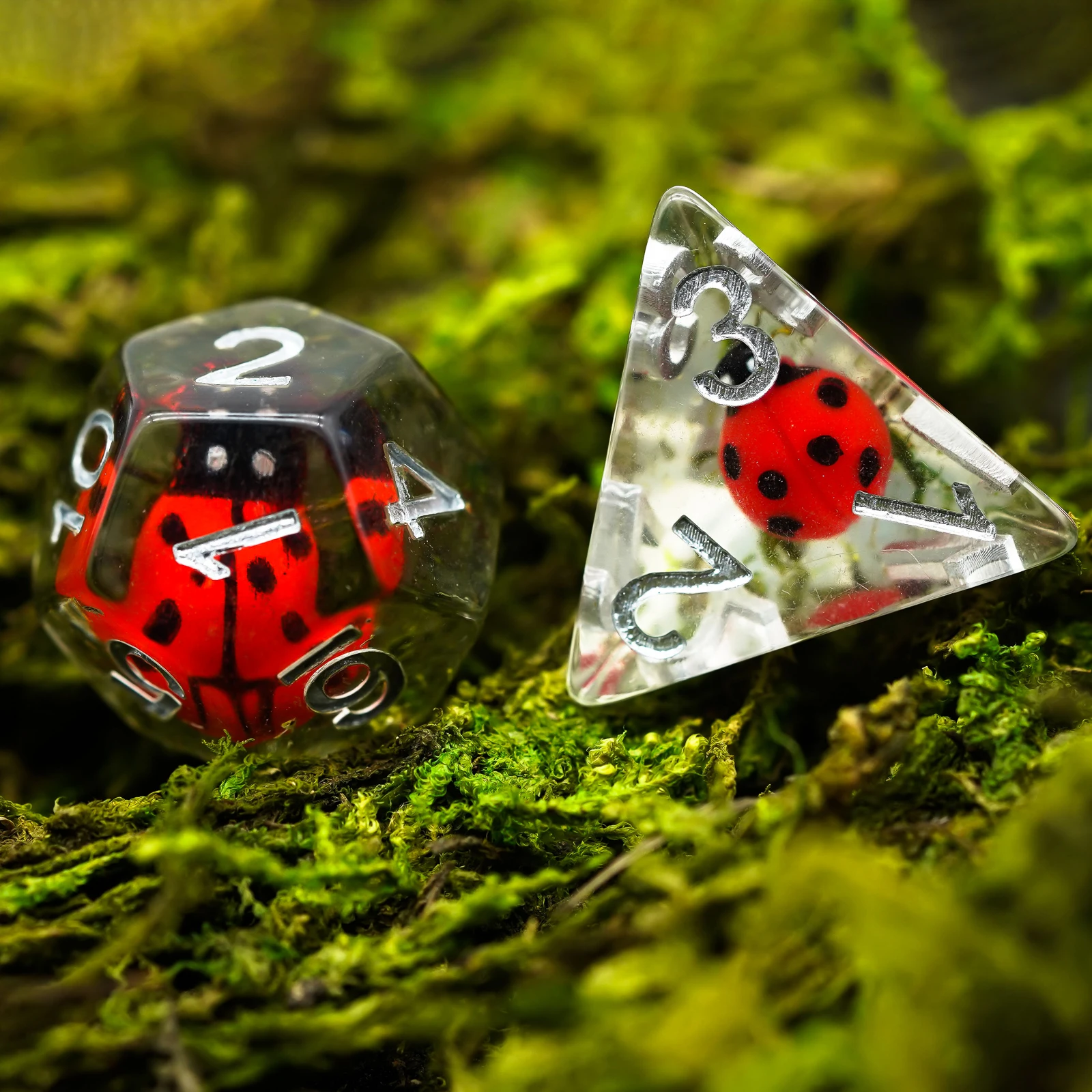 7 шт./компл. животных игральные кости DND D & D4 D6 D8 D10 % D12 D20 многогранные игры в набор
